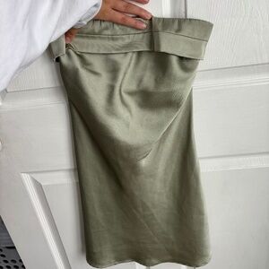 Princess Polly Green Mini Backless Dress